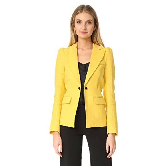 Smythe Yellow “Mildred” Blazer – Size 4 - Picture 1 of 11